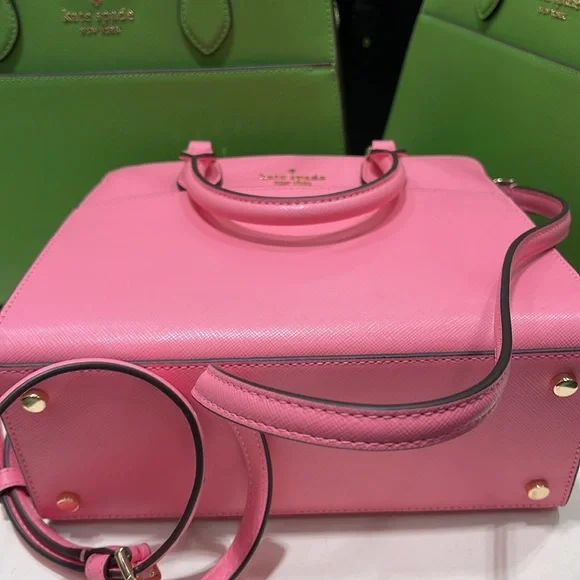 Kate Spade Madison Saffiano Leather Small Satchel
Blossom Pink
NWT - Picture 16 of 16